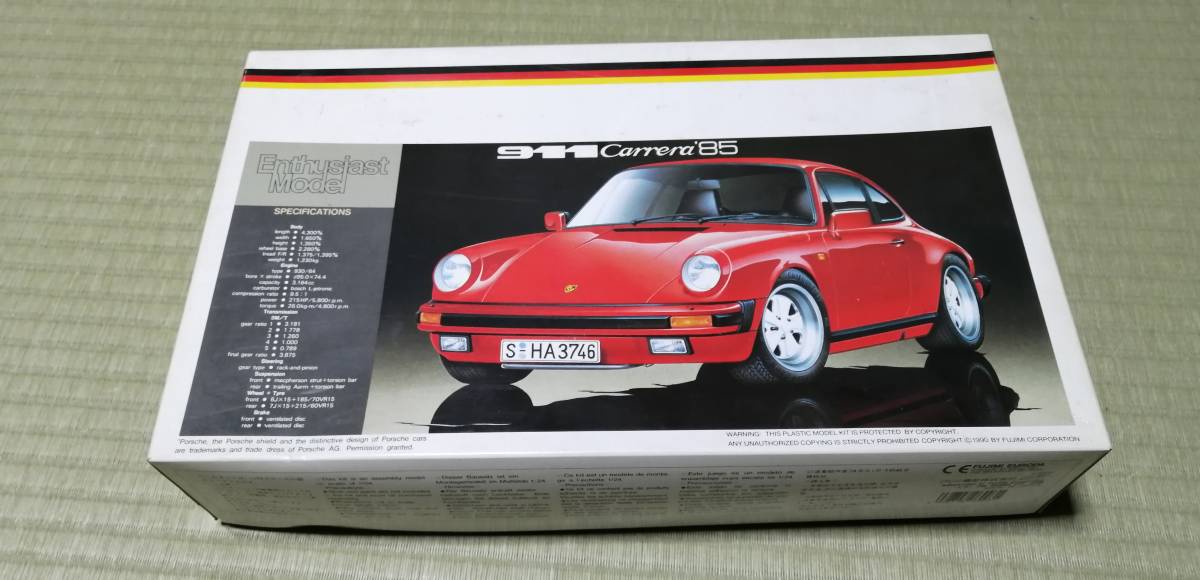 未組立 フジミ模型 1⁄24 ポルシェ 911 カレラ '85 ハイディテール