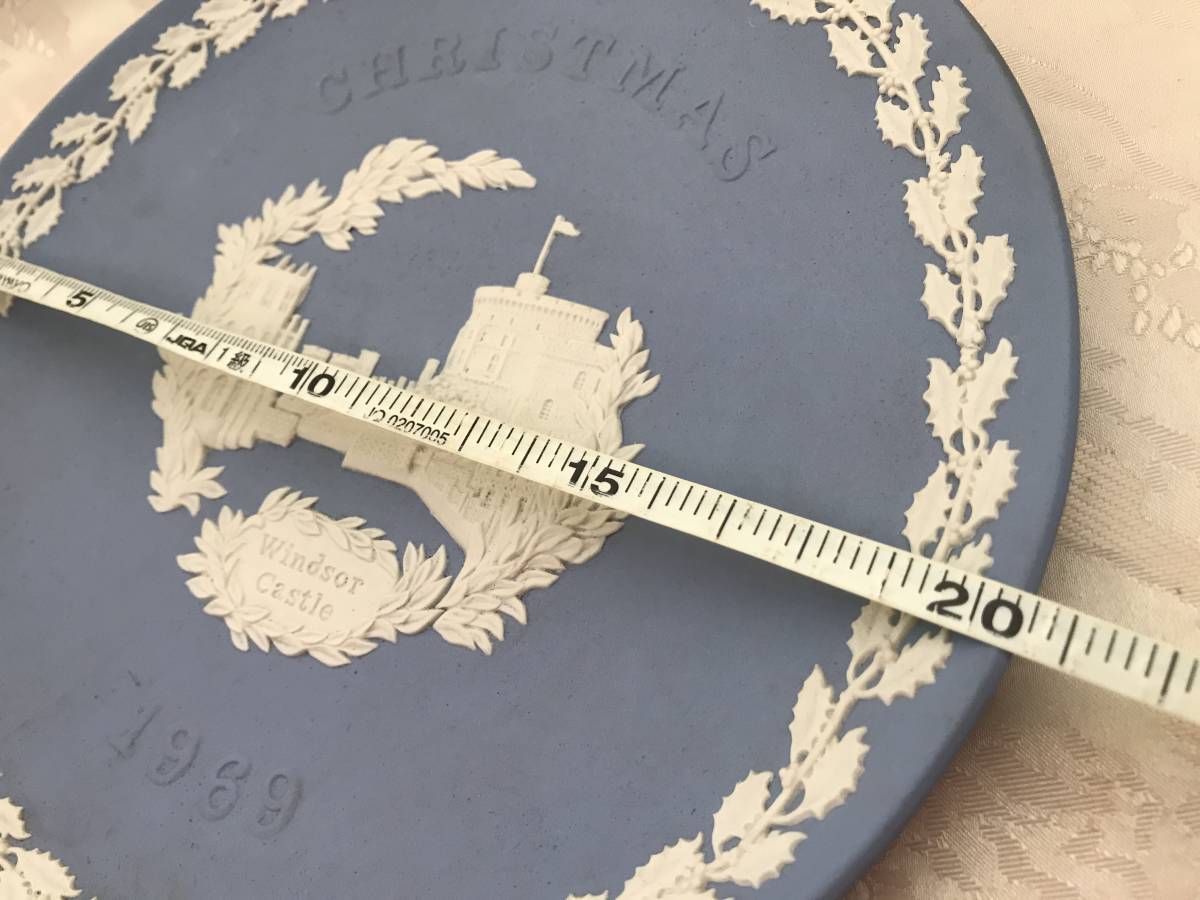 ウェッジウッド ジャスパー クリスマスプレート WEDGWOOD ウエッジウッド Wedgwood 1992年 クリスマス ジャスパーウェア イヤープレート 1990年 ウェッジウッド1985年のクリスマスプレート、テートギャラリーの ペールブルー 1993年 2024年 by