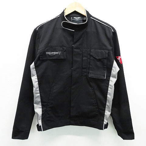 TRIUMPH トライアンフ コットンジャケット ブラック系 XS