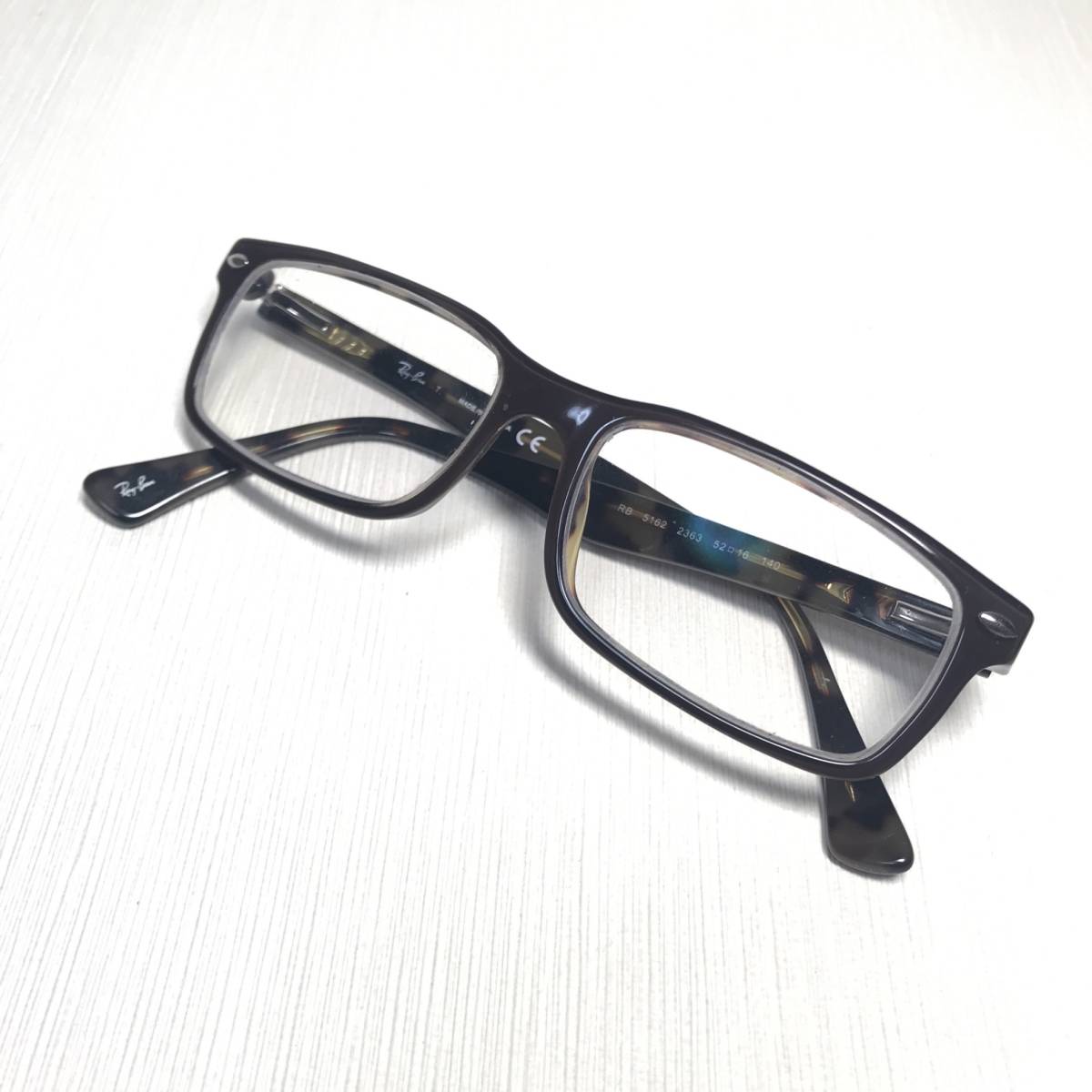 J1634 ☆ Ray-Ban レイバン ☆ / スクエア デミブラウン プラスチック 