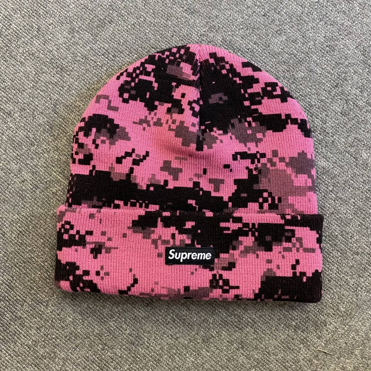 Supreme small box logo beanie pink シュプリーム ロゴ ビーニー