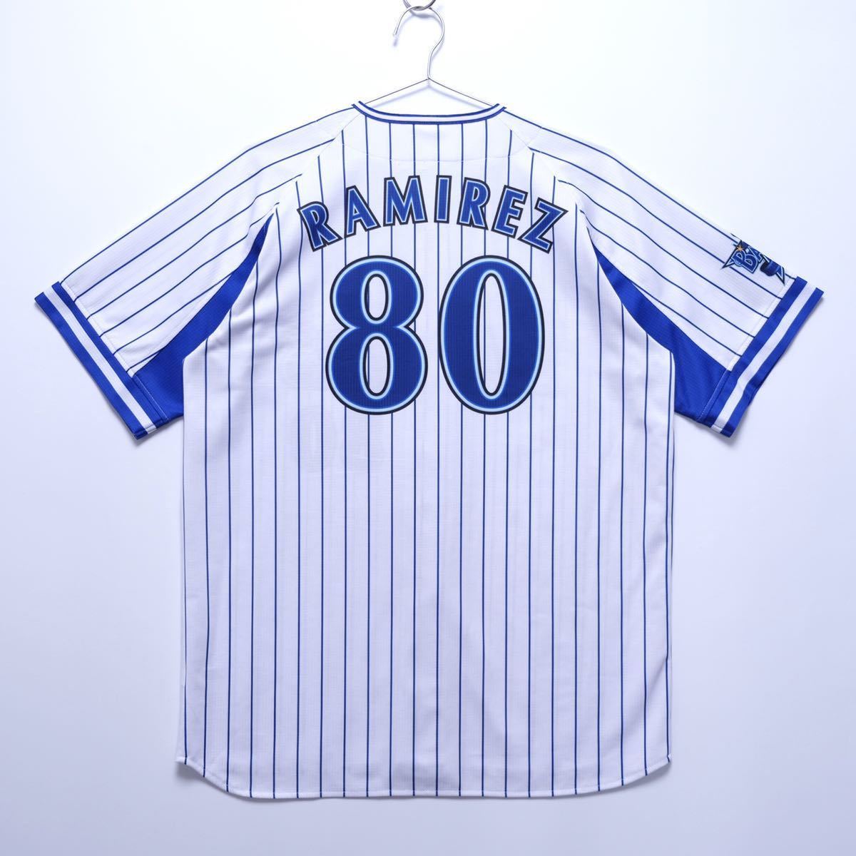 横浜DeNAベイスターズ ラミレス監督 レプリカユニフォーム 80 送料無料】横浜DeNAベイスターズ/A.ラミレス監督/#80/ハイクオリティー