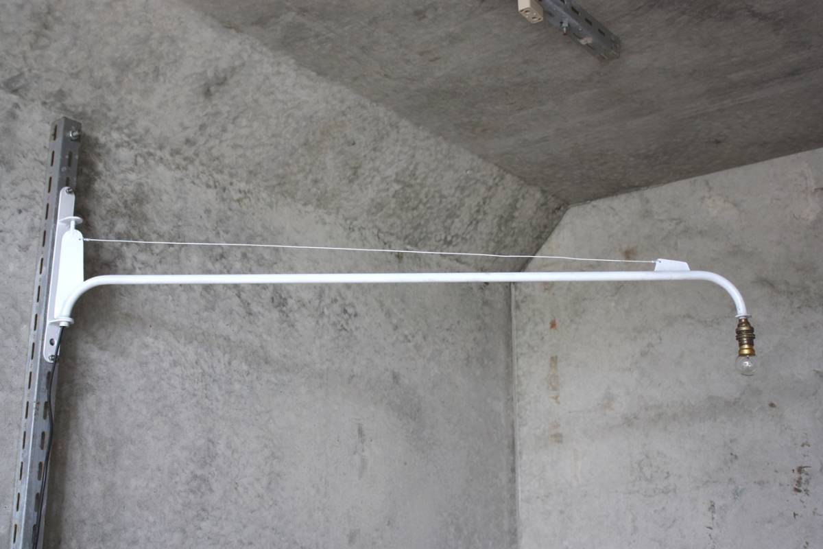値下げ交渉！中間スイッチ付き！ポテンスランプ Jean Prouve potence lamp Swing Jib w.