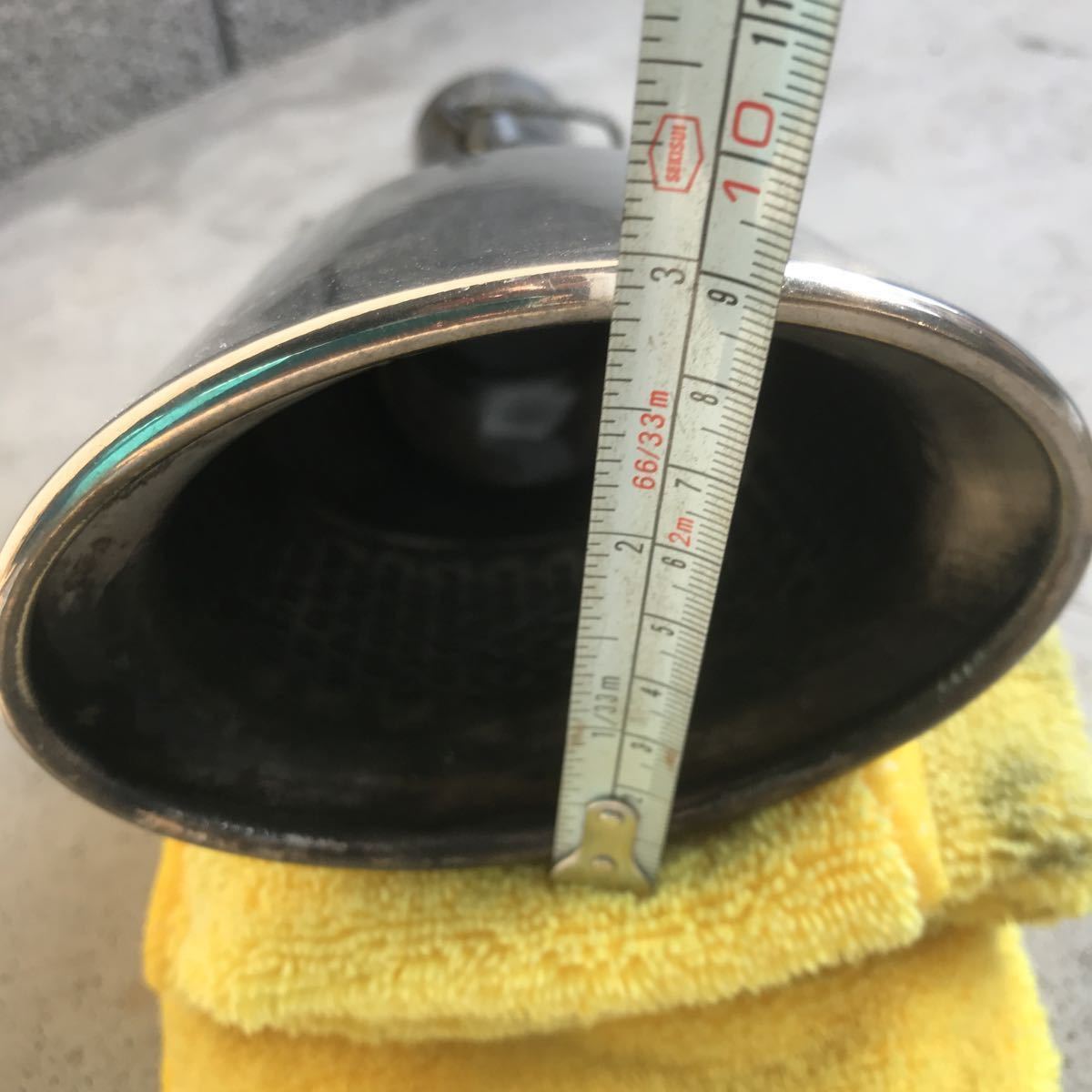 大口径　マフラーカッター下向き　REVERSE 送料無料_10