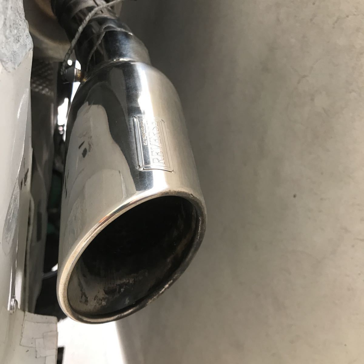 大口径　マフラーカッター下向き　REVERSE 送料無料_4
