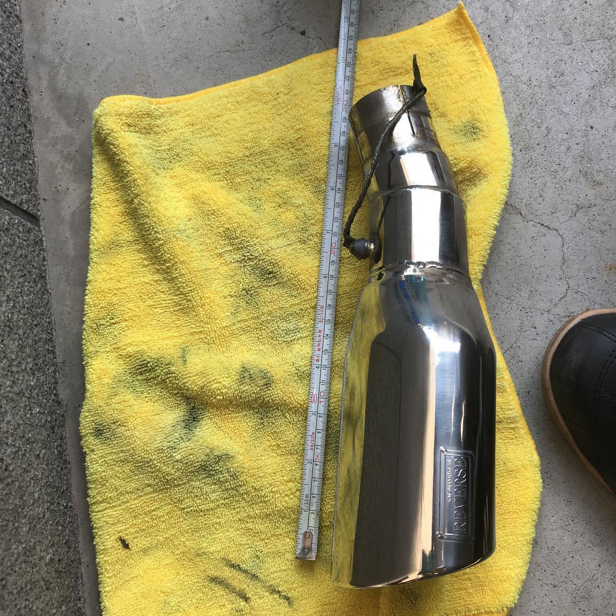 大口径　マフラーカッター下向き　REVERSE 送料無料_6