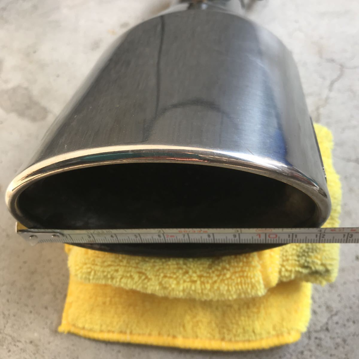 大口径　マフラーカッター下向き　REVERSE 送料無料_9