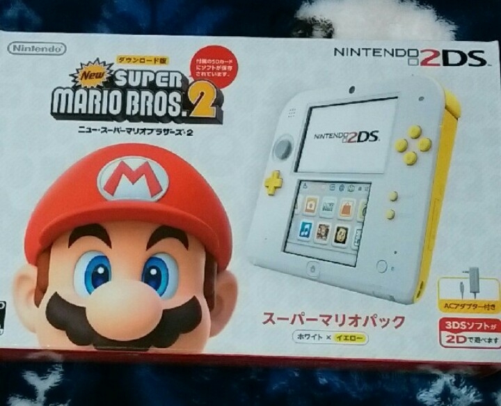 新品未開封 ニンテンドー2DS 本体 スーパーマリオパック ホワイト  