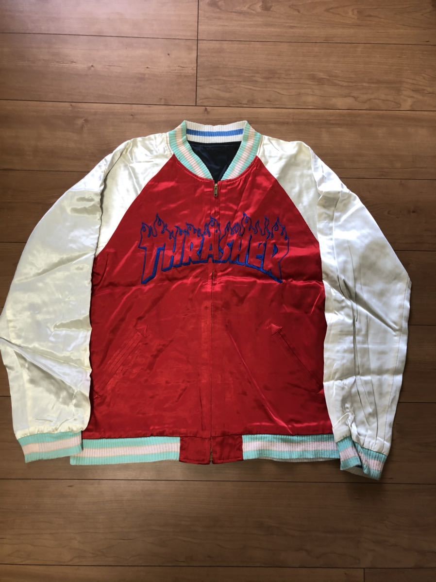 定価10万☆レア☆Shantii×Thrasher magazine リバーシブルスカジャン② 