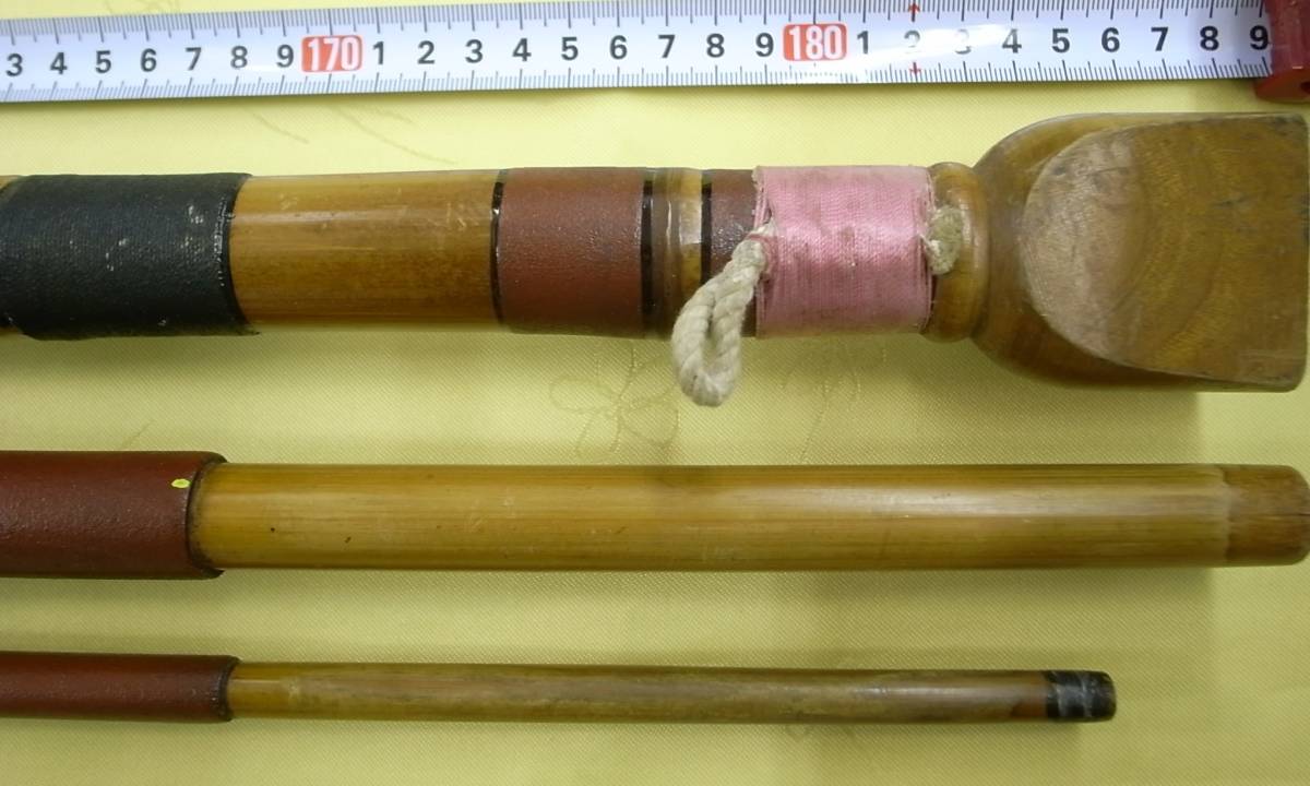 ★中古竹竿★石鯛竿★東作★全長約5.35ｍ/重量約1㎏/3本継★_2