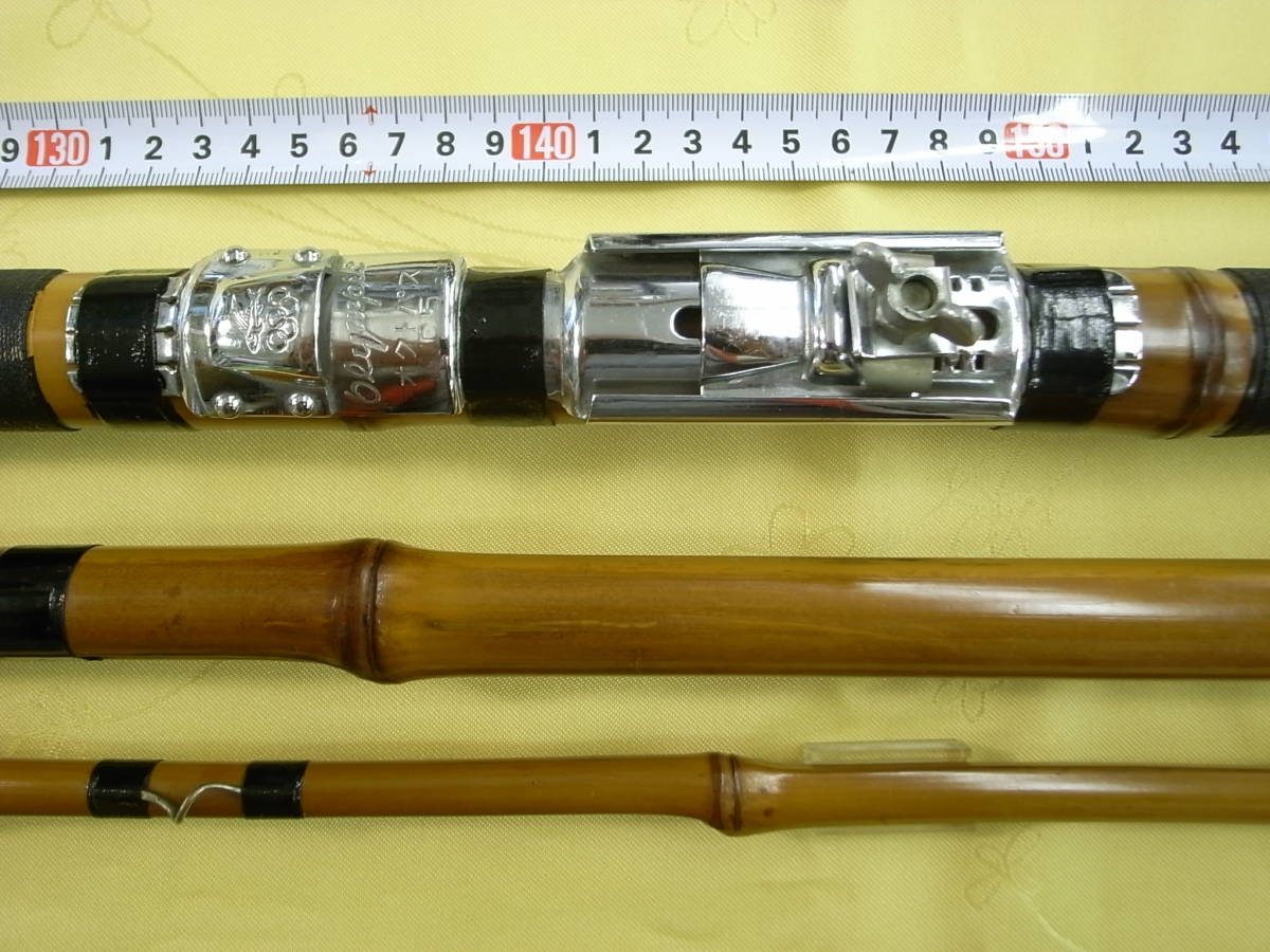 ★中古竹竿★石鯛竿★東作★全長約5.35ｍ/重量約1㎏/3本継★_4