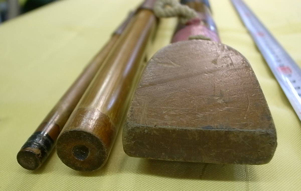 ★中古竹竿★石鯛竿★東作★全長約5.35ｍ/重量約1㎏/3本継★_7