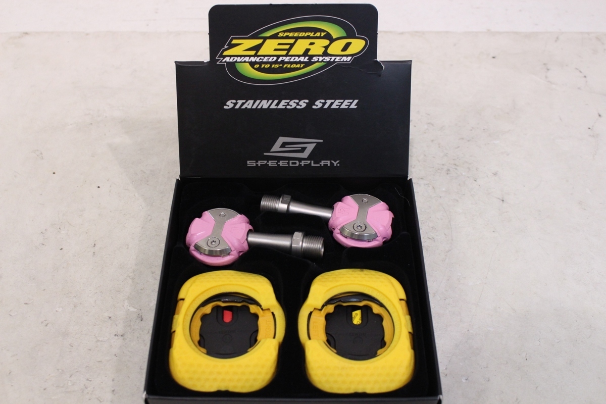 □SPEEDPLAY ZEROペダル ステンレスシャフト ☆SPEEDPLAY スピード