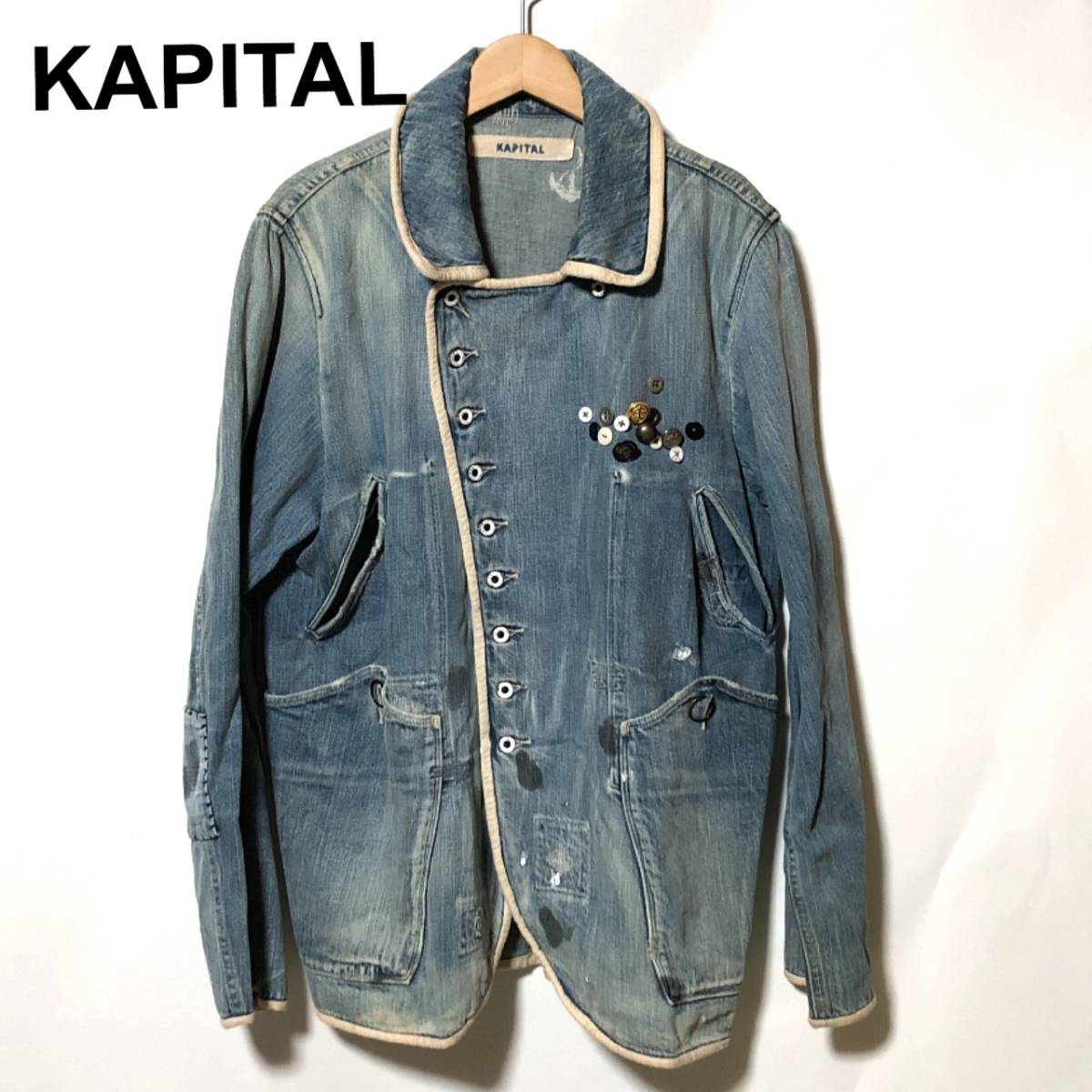 KAPITAL キャピタル ダメージ加工 デニム ジャケット｜Yahoo HIRATA 