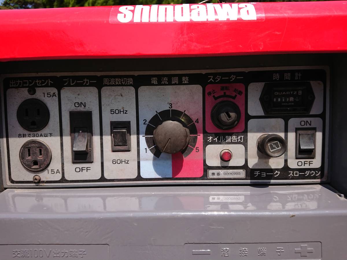 新ダイワ エンジン溶接機 EGW181MS 実動品 【公式通販】