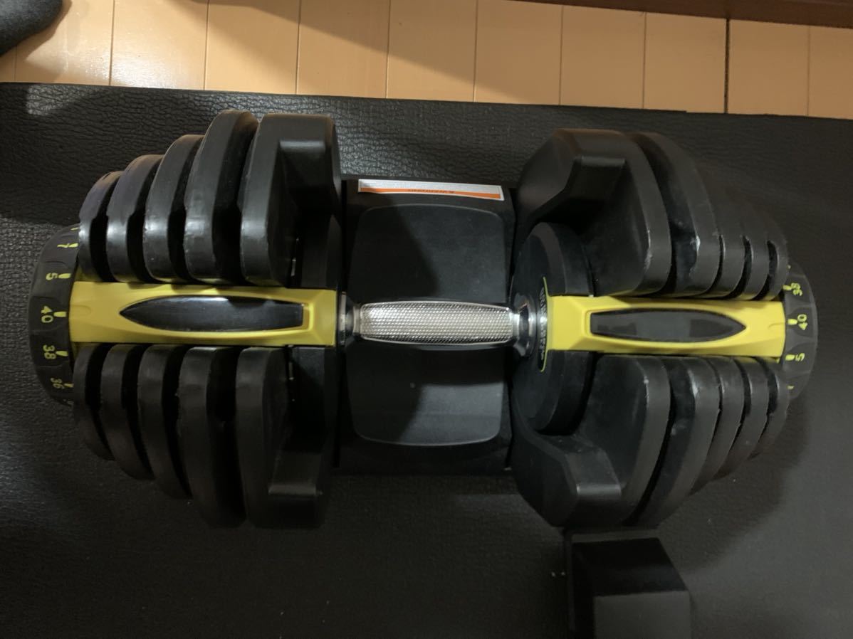 可変式ダンベル40kg×2セット計80kg ＋インクラインベンチ　　ホームジム_3