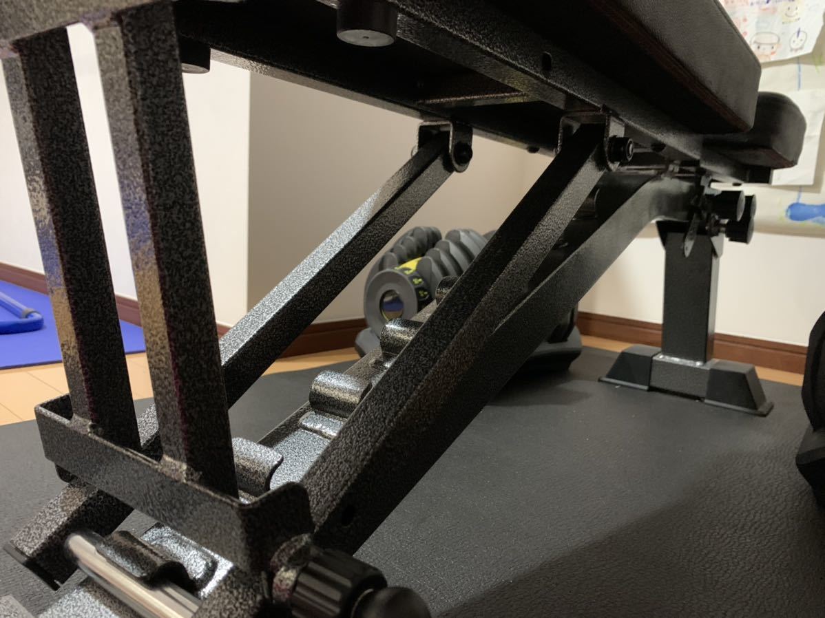 可変式ダンベル40kg×2セット計80kg ＋インクラインベンチ　　ホームジム_7