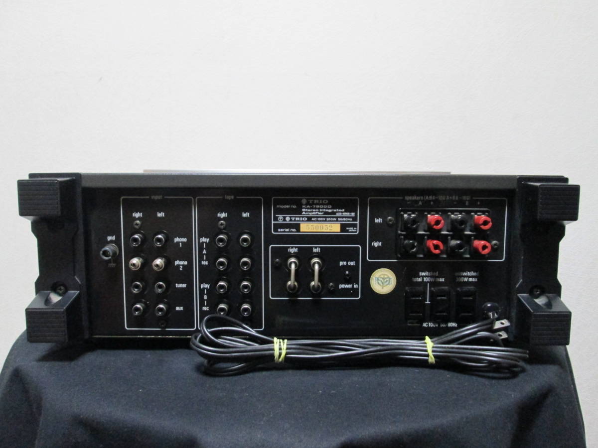 トリオ KA-7300D 音出し可 左右独立セパレート電源搭載ステレオ 