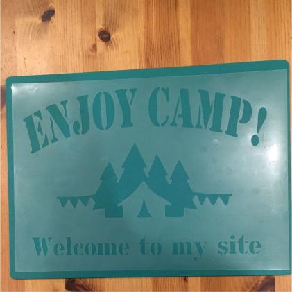 No 138ステンシルシート キャンプ ウェルカムボード サインボード 焚き火 ランタン Camp 男前 インテリア Diy ステンシルプレート ハンドメイド作品 売買されたオークション情報 Yahooの商品情報をアーカイブ公開 オークファン Aucfan Com