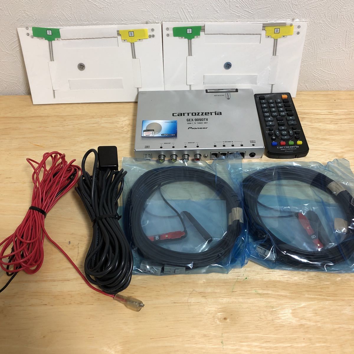 取説・新品アンテナセット付 GEX カロッツェリア地デジチューナー GEX 
