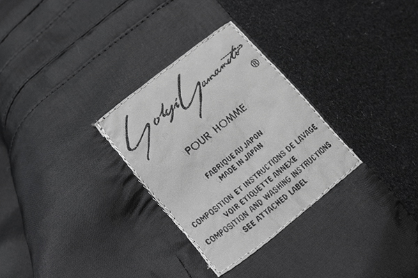 美品 Yohji Yamamoto Pour Homme ☆17AW 1987-88AW復刻 ゼッケン 