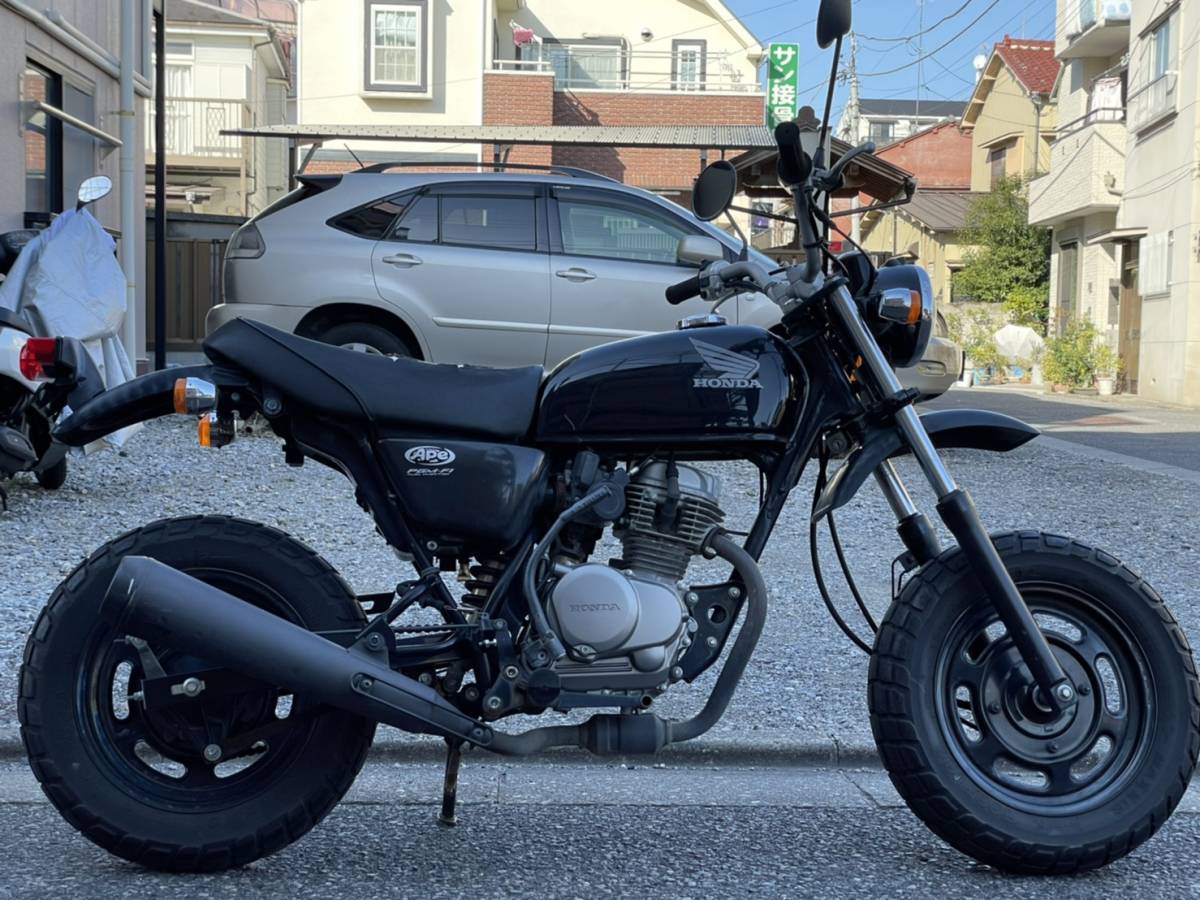 平成当時物中古】ホンダ エイプ50/100/FI AC16/HC07 純正フロント 