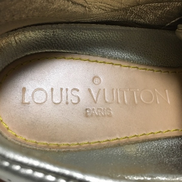 ルイヴィトン LOUIS VUITTON スニーカー 34 1/2 - レザー ゴールド 