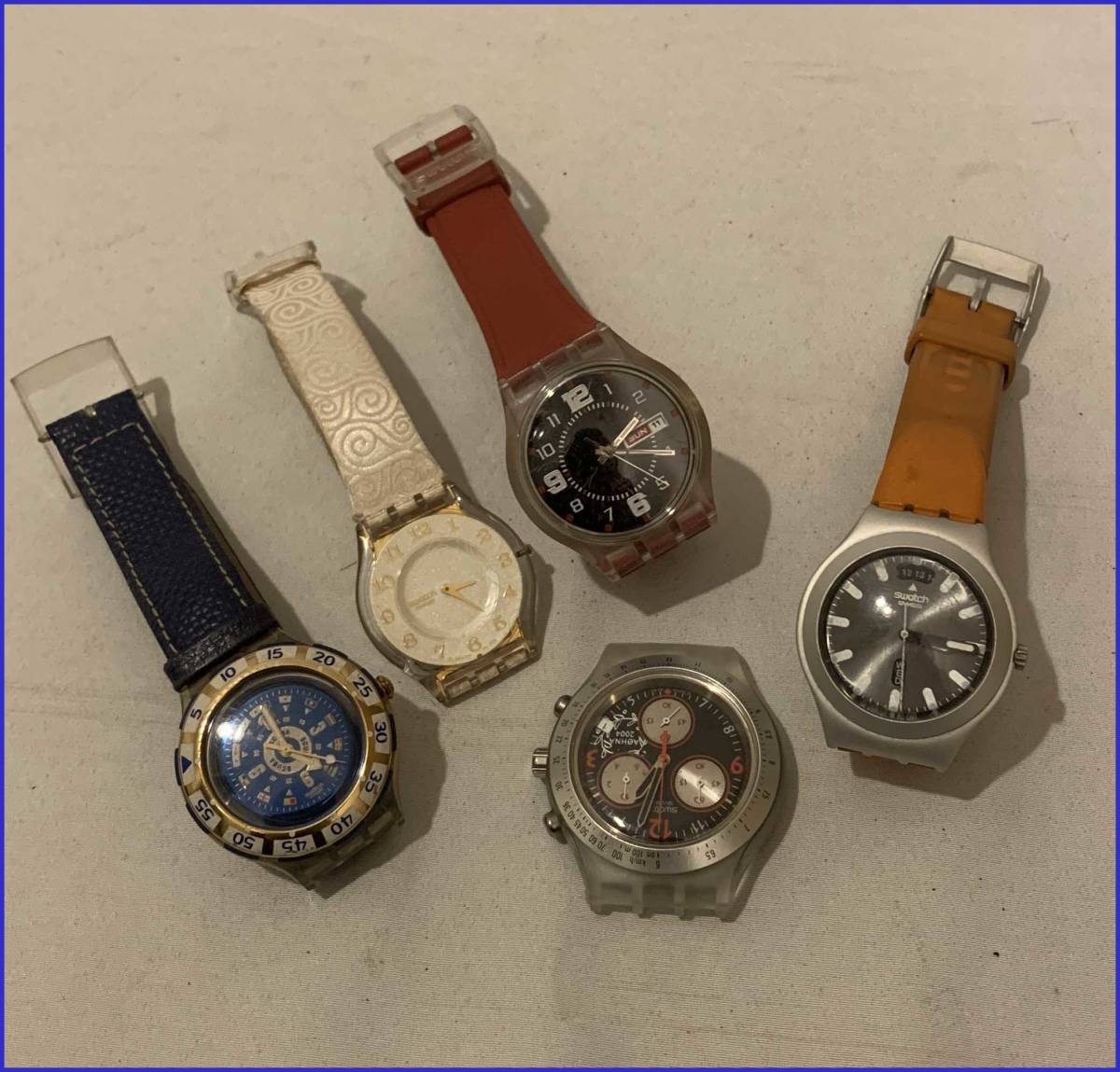 スウォッチ - Swatch swatch オラコロ Basquiat 中古◇ジャンク腕時計 