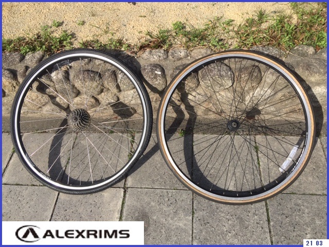 自転車ホイール ALEXRIMS アレックスリム R500 ACE-17 ETRO 623×18 