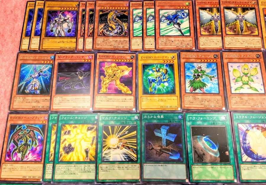遊戯王 まとめ売り E Hero ヒーロー 構築済みデッキ40枚 Ex15枚 ダイアン ジ アース レインボーネオス ブラックネオス 大量 本格 引退品 セット まとめ売り 売買されたオークション情報 Yahooの商品情報をアーカイブ公開 オークファン Aucfan Com