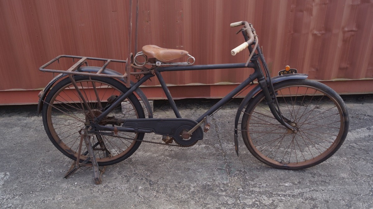昭和レトロ 自転車丸石自転車中古車 実用車丸石自転車 運搬車 昭和自転車 実用車 昭和レトロ | 完全整備済