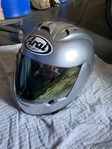 Arai RX-7R VサイズXLヘルメット ホワイト ミラーシールド（アライ 