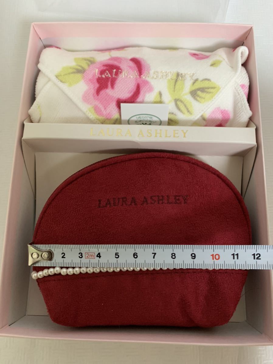 即決/未使用/LAURA ASHLEY/ローラアシュレイ ポーチ ミニ タオルセット  