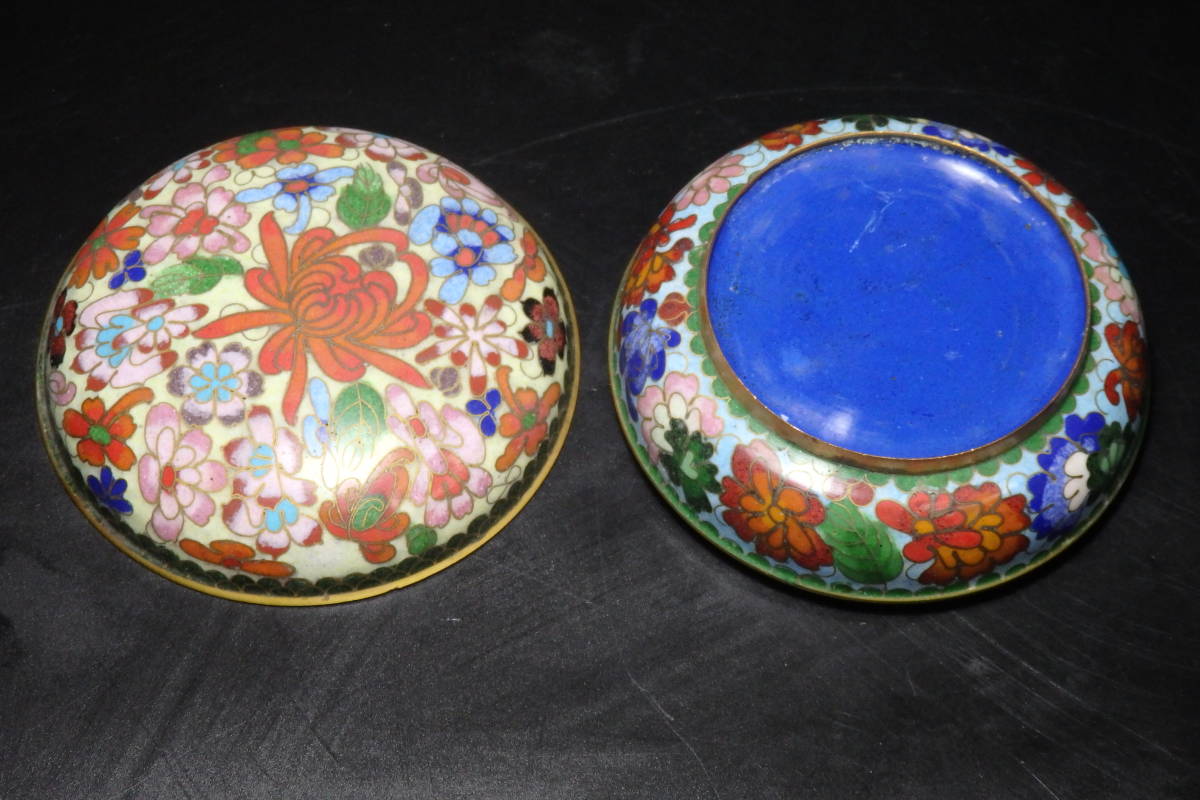 美品 9点セット中国伝統工芸 七宝焼 景泰藍 花瓶 香合 卵置物 まとめ