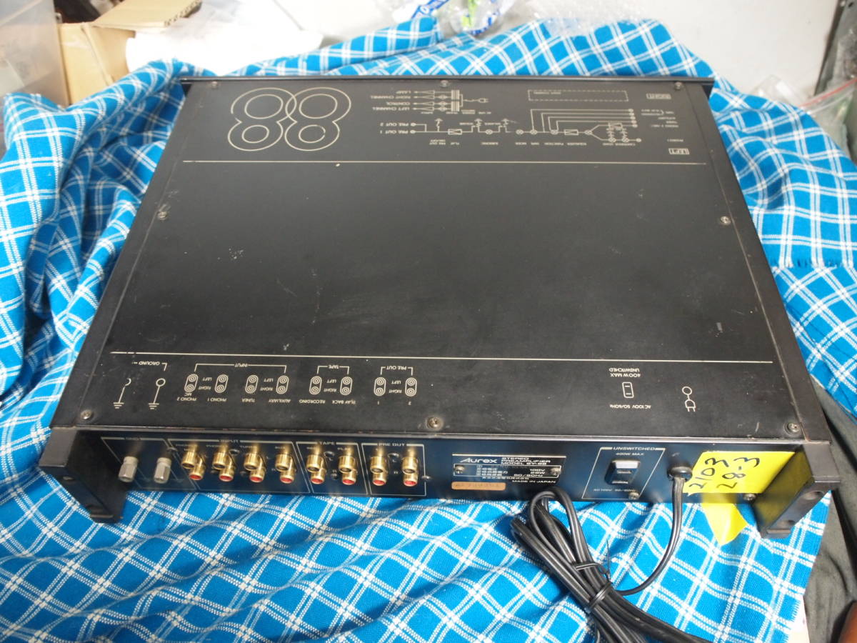 Aurex オーレックス SY-88 プリアンプ 完動品【3ヶ月保証】 送料無料