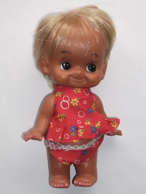 昭和 レトロ ソフビ 人形 赤ちゃん 女の子 日本製 色黒 幼児体型 ベビー服 ビンテージ 検 キューピー クロンボ ファンシー 雑貨 ドール ソフビ 売買されたオークション情報 Yahooの商品情報をアーカイブ公開 オークファン Aucfan Com