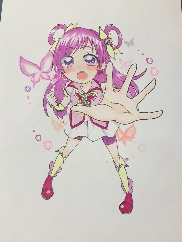プリキュア5 キュアドリーム 手描き同人イラスト 手描きイラスト 売買されたオークション情報 Yahooの商品情報をアーカイブ公開 オークファン Aucfan Com
