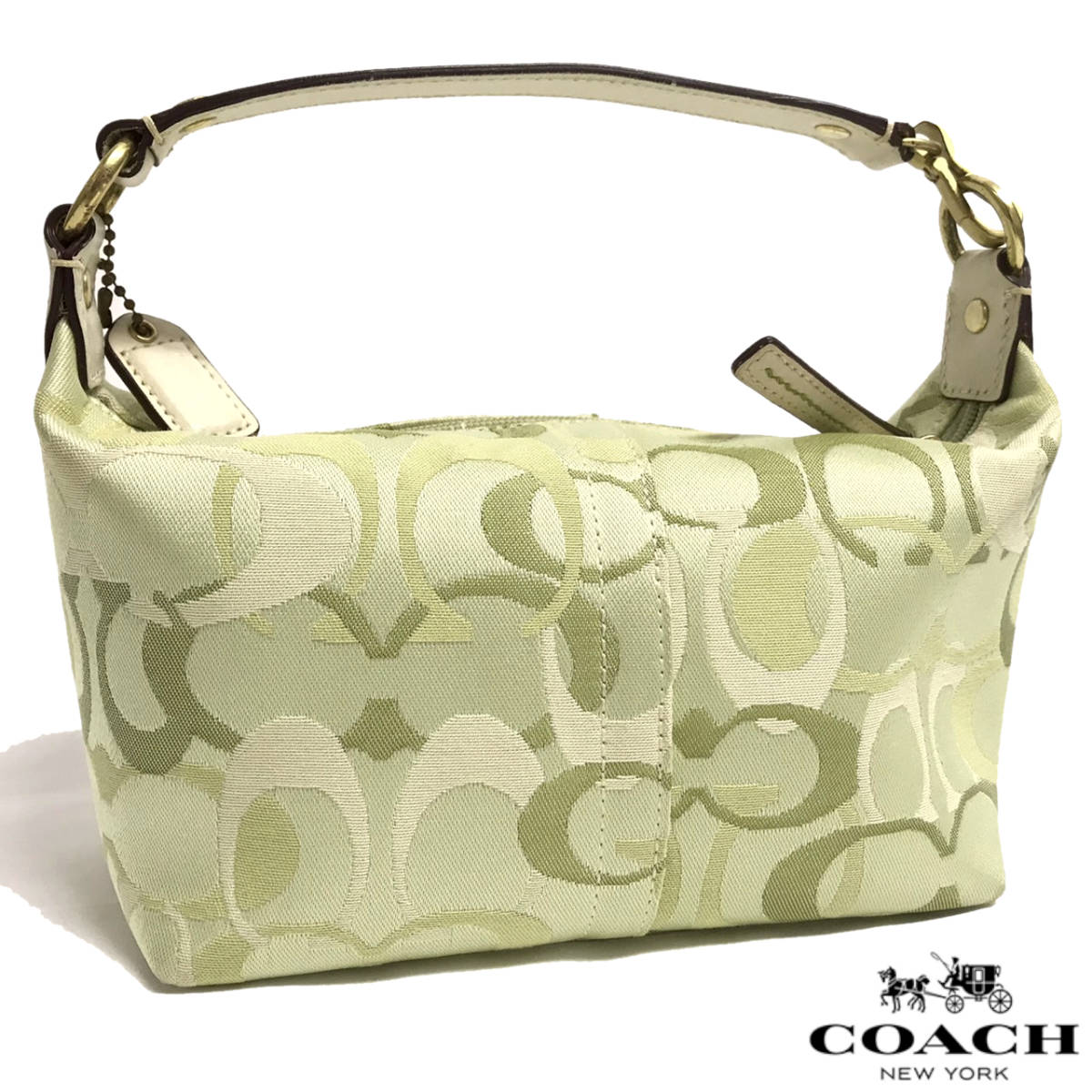 コーチ COACH バニティポーチ アクセサリーポーチ Y2K パッチワーク 