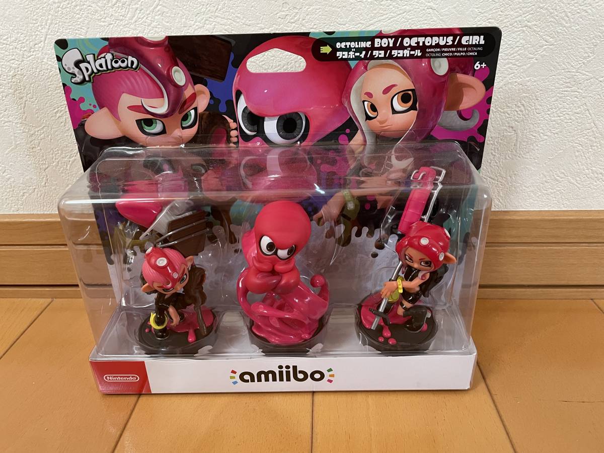 新品 amiibo トリプルセット タコガール タコ タコボーイ スプラ 