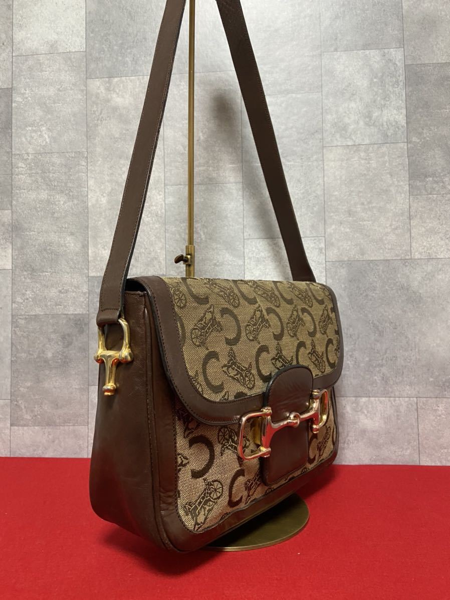 1円スタート】CELINE セリーヌ OLD オールドヴィンテージ 馬車 ホース