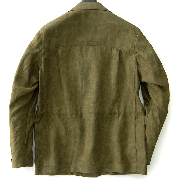 新品 6.4万 マッキントッシュロンドン M-43 リネン サファリジャケット 