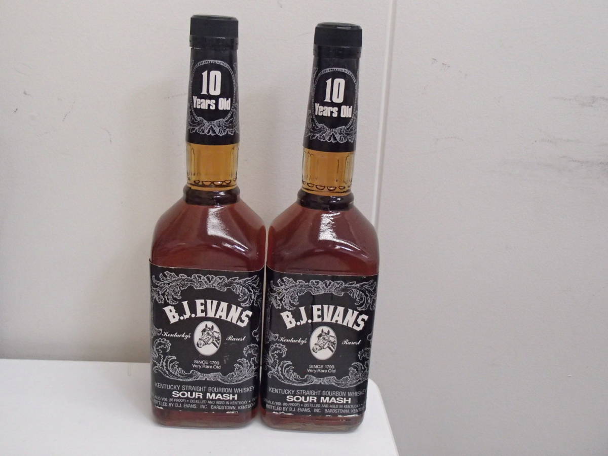 B.J.EVANS 10 Years Old SOUR MASH B.J.エヴァンス 10年 ウイスキー