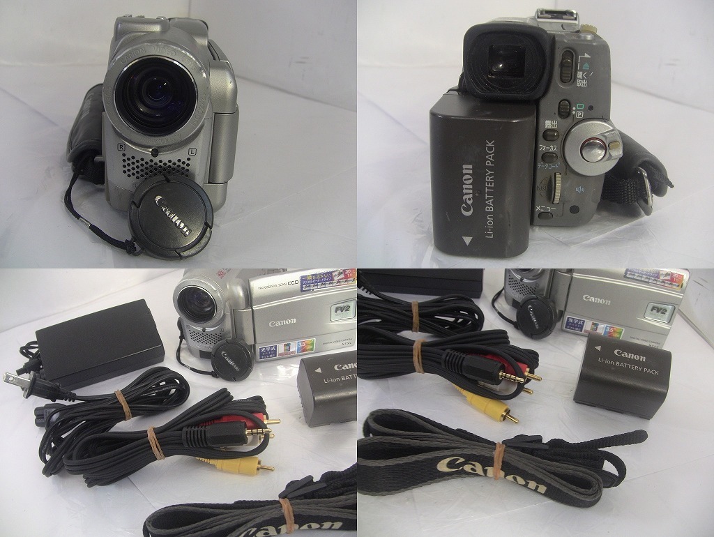 カメラ、光学機器 ☆キヤノン DM-FV400 MiniDV 撮影再生OK バッテリー