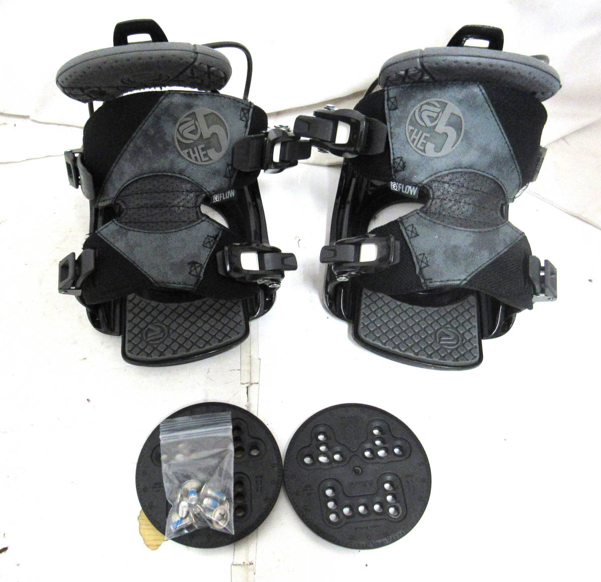 FLOW/フロー THE FIVE/5 スノーボード用 ビンディング ブラック 黒 M