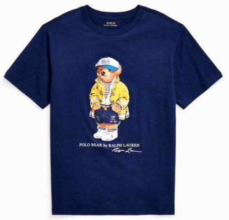 【新品 US購入】ラルフローレン POLO RALPH LAUREN ■ ポロベア コットンTシャツ ■レディース L~LL /US規格 Boys XL■ネイビーCP-93正規品
