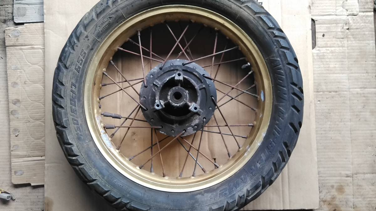 TDR250　純正リヤホイール　J17X2.50