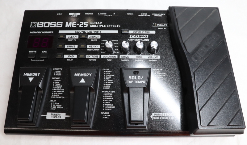 【BOSS/ボス】ME-25 ギターマルチエフェクター 動作確認済み/ab2390