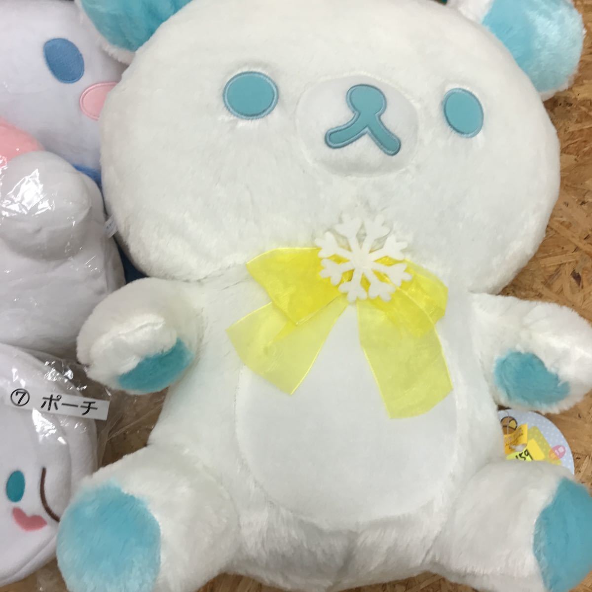 103-E④506 サンリオ ぬいぐるみ マイメロディ クロミ シナモロール リラックマ ブランケット など まとめ売り