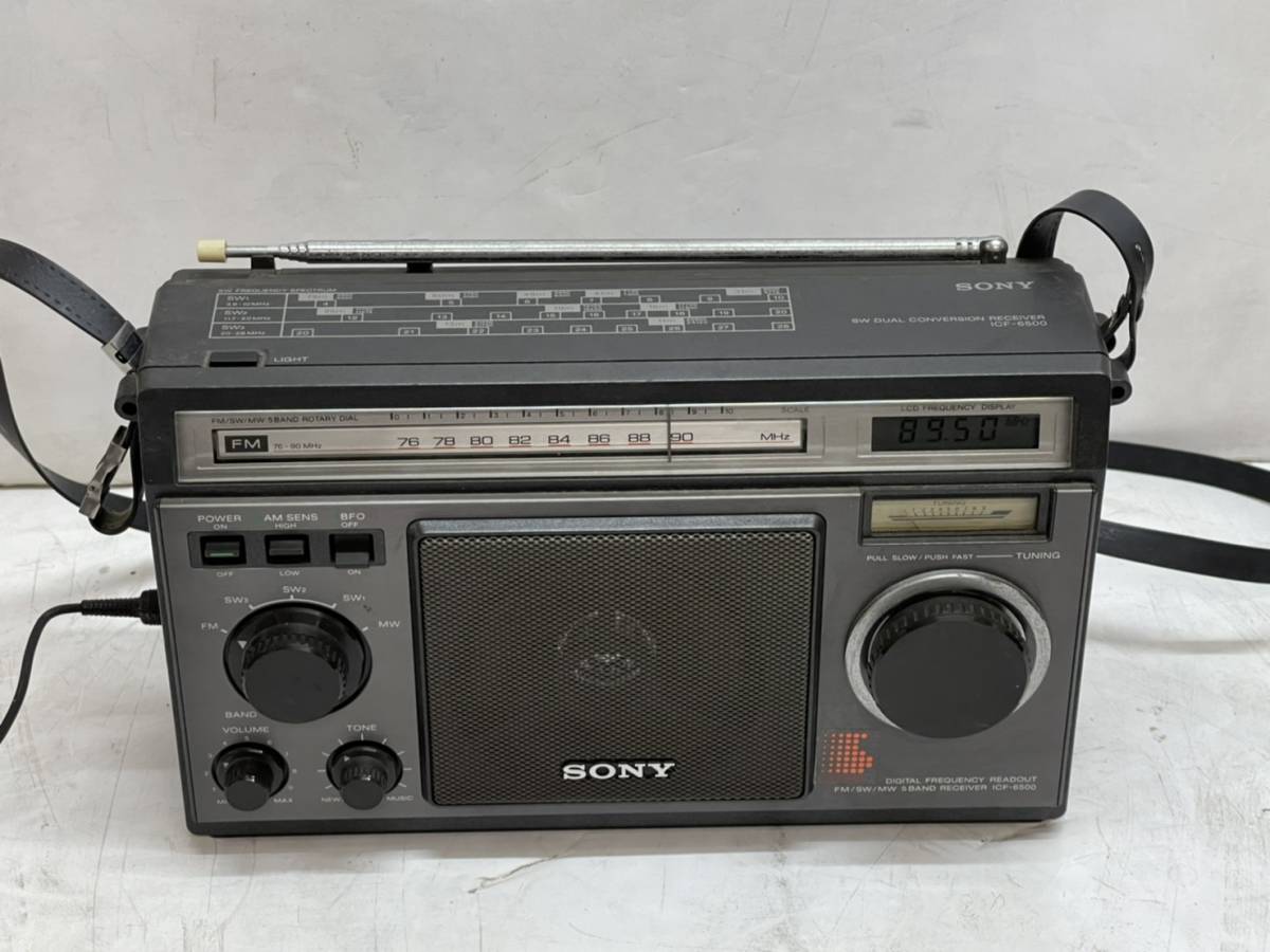 ソニー SONY ICF-6500 5バンドマルチバンドレシーバー スカイセンサー