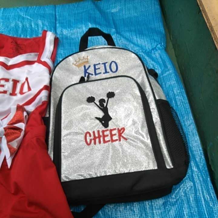 慶應義塾大学チアリーダーズUNICORNS試合時に使用ユニホーム リュック